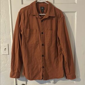 H&M Men's Terracotta Shirt Jacket
